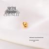 Gold-Plated Brass Bell Christmas Ornament Pendant