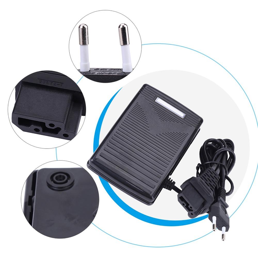 Power Cord Foot Control Pedal EU Plug Speed Control Pedal Sewing Machine Pedal Home Sewing
