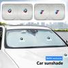 KXMHU1 Car Sticker Car Windshield Sun Shade Visor UV Protection Shield For BMW Performance M3 M4 M5 F25 F26 F15 F16 E90 E91 E92 E60 E84
