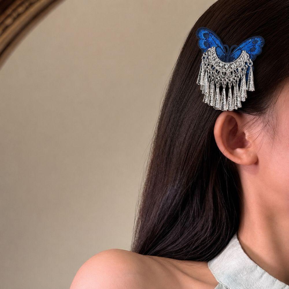 New Chinese-style Butterfly Tassel Hair Clip Princess Style Hairgrip  Headdress