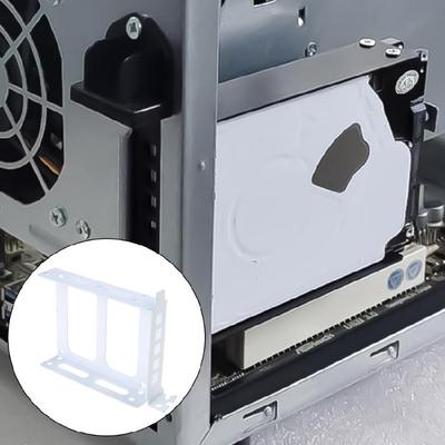Metal PCI Slot 2.5inch/3.5inch SSD/HDD Mounting Bracket Rear Panel Mount Bracket Hard Drive Adapter Tray Bracket