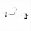 Pants Hangers with Clips Metal Heavy Duty Non Slip Skirt Hangers for Clothes Trousers Closet Storage 10pcs