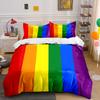 Rainbow-colored Vertical Stripes. Bedding Sets Duvet Cover Sets Duvet Covers Pillowcases(1 * Duvet Cover 2 * Pillowcases Without Duvet Insert)