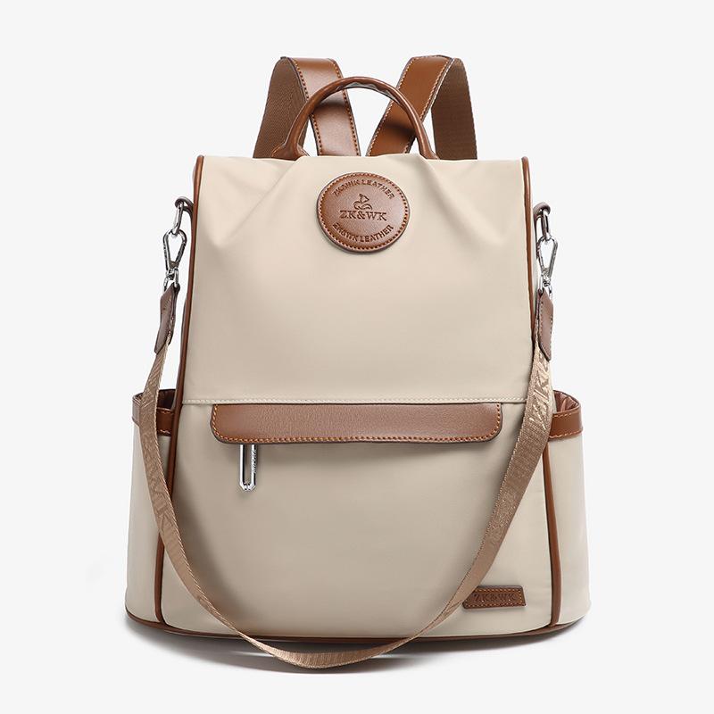 

Рюкзак женский из ткани Оксфорд, легкий, дорожный, для путешествий, школьный, большой вместимости, на плечо, женский рюкзак абрикосовый