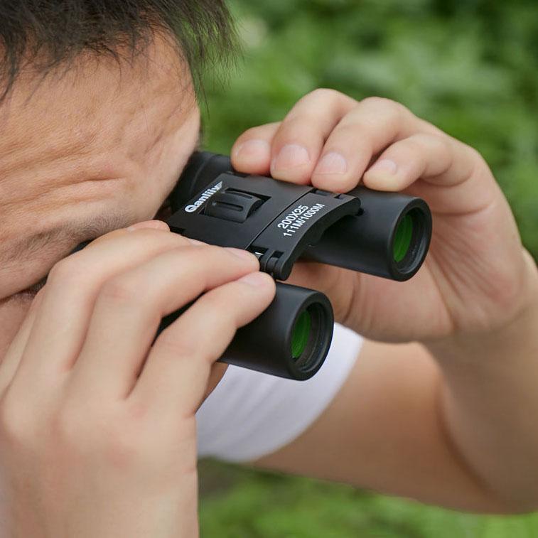 Teleskop HD Hög Effekt Vuxen Ljusstark Mörkerseende Kikare Svart Teleskop