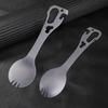 5 In 1 Utility Spork Portable Stainless Fork Spoon Cutlery Multifunctional Bottle Opener Tools Camping Eating Tableware