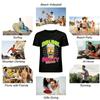 Drunk Party Master Graphic Tee Beer Skull Print Casual Party Top Pure Cotton T-shirt