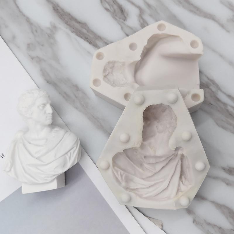 Portrait Silicone Mold Scented Candle Plaster Mold DIY Handmade Candle Mold