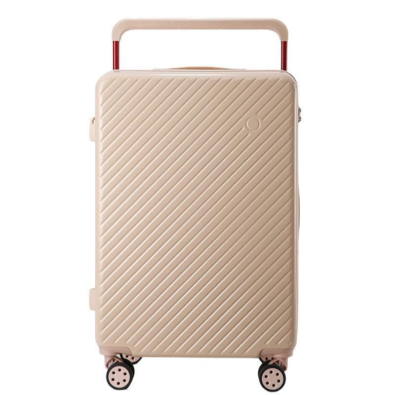 20" Wide Drawbar Carry-on Suitcase with Universal Wheels, Drop-resistant, Travel Combo Lock, High-Value for Students