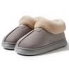 Women Winter Closed Back Fleece Cotton Slippers, Thick Sole Non-Slip Indoor Outdoor Warm Snow Boots