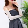 1Pair Sunscreen Sleeve Summer Netting Outdoor Lace Sleeve Edge Ultraviolet-proof Sun Protection Multiple Colors Ice Sleeve