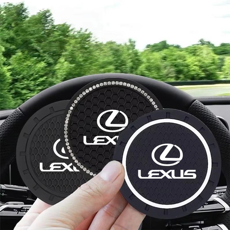 2 ks Silikonová podložka pod hrnek do auta Protiskluzový držák na pohárky pro Lexus RX300 IS200 IS250 ES350 Ct200h UX250h NX300h RX350 ES300h LBX