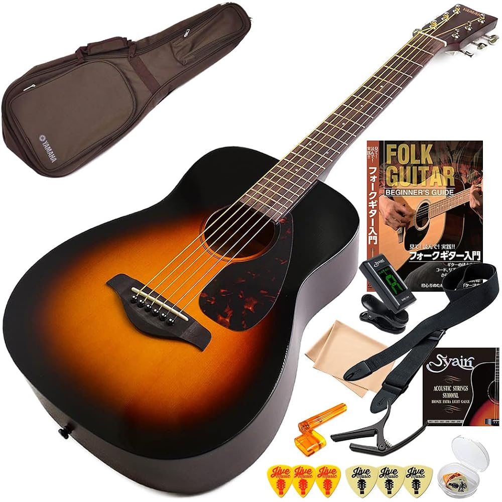 Yamaha Acoustic Guitar Mini Guitar JR2 TBS 11-Piece Beginner Set YAMAHA Acoustic Guitar Starter Set