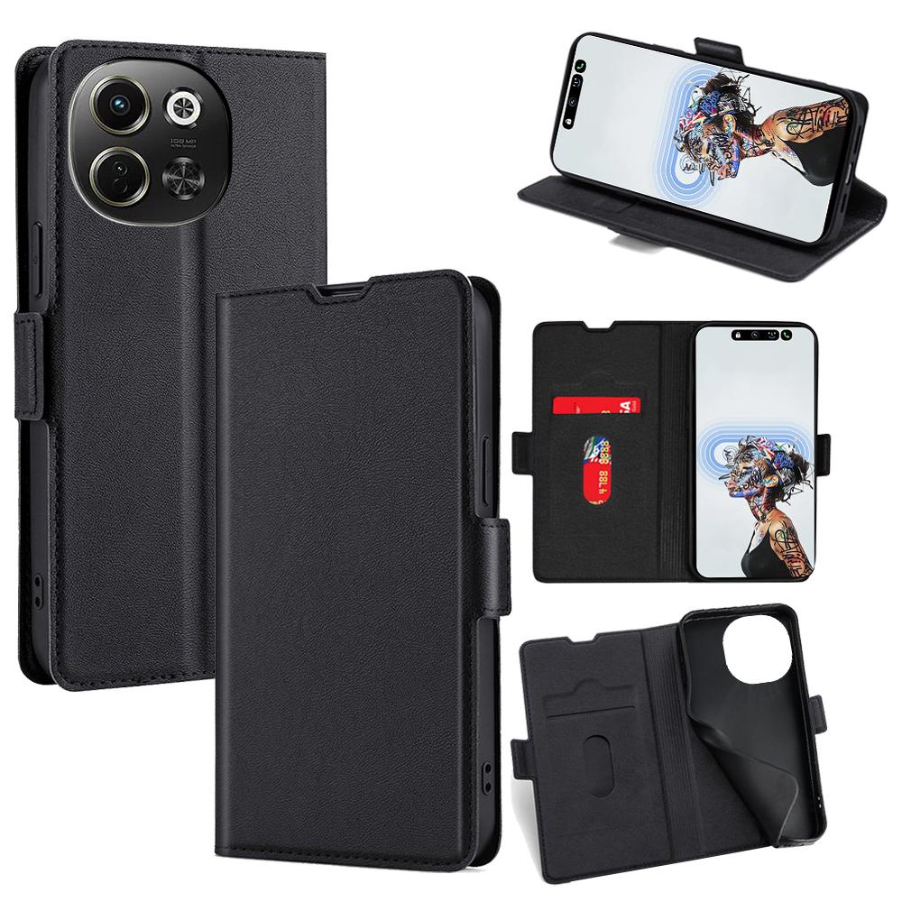 

Для TECNO Pova 6 Neo 5G/Spark 30 5G Чохол Тримач для карток Шкіряний чохол для телефону Black