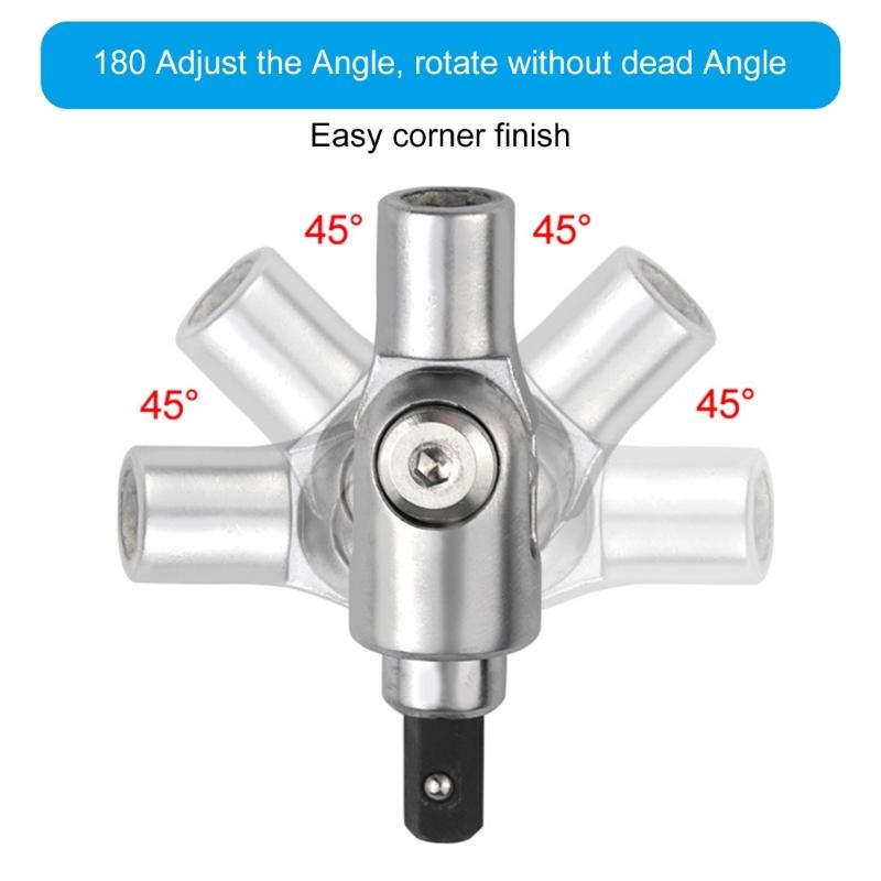 Ruchomy uchwyt bitów Magnetyczny Obrotowy Uchwyt bitów wiertarskich Szybkozłączny Elastyczny Uchwyt bitów śrubokrętowych do ciasnych przestrzeni