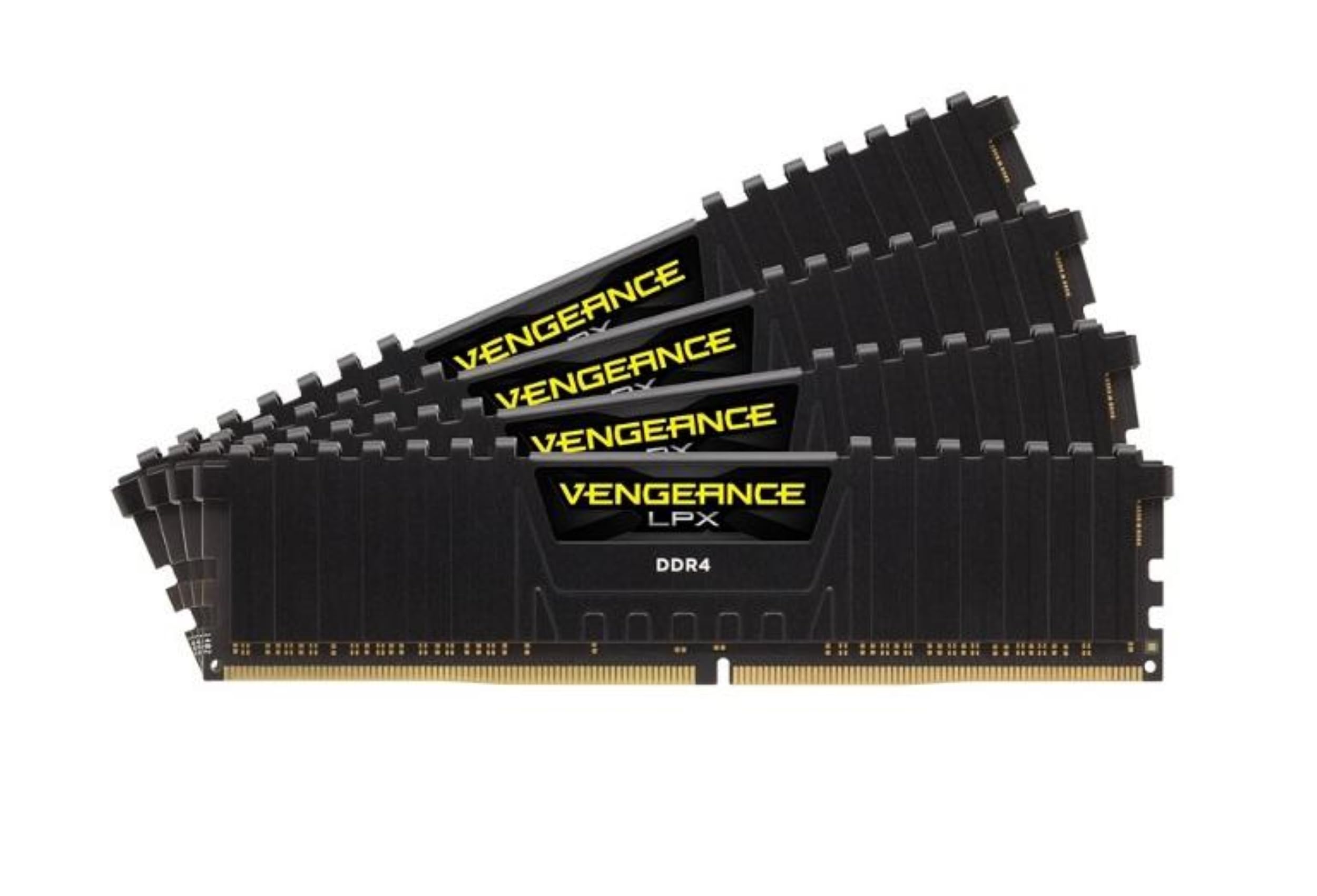 

Corsair Комплект модулів пам яті DDR4 VENGEANCE LPX Series 16 ГБ x 4 CMK64GX4M4A2400C14 чорний