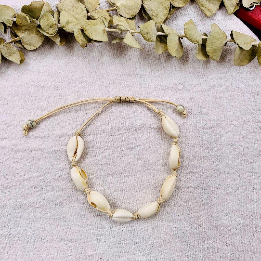 Retro Double-Layer Heart Anklet with Beads
