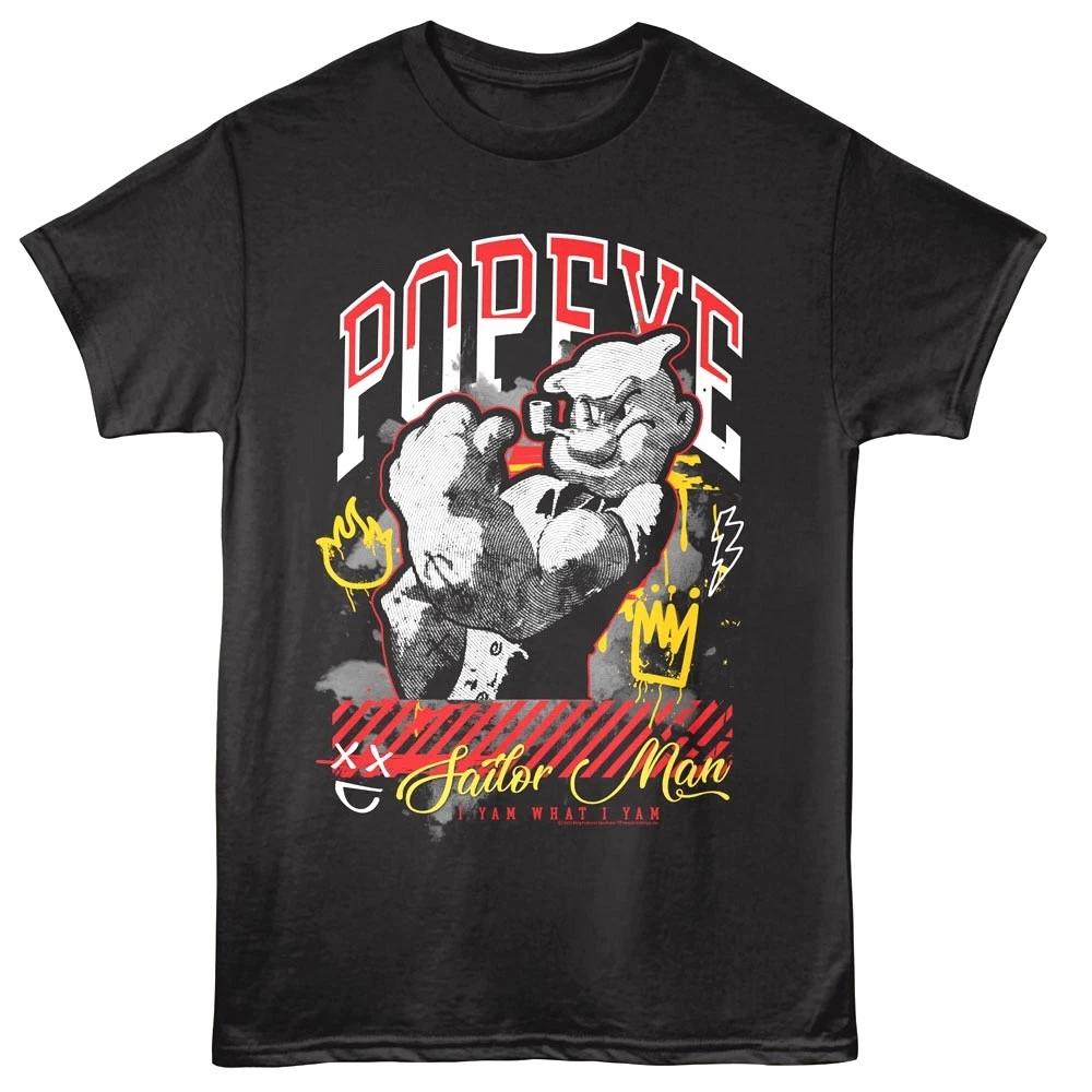 Popeye I Yam Graffiti Men s T Shirt 4XL