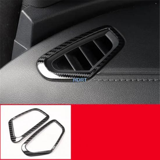 Rear Air Outlet Glass Switch Gear Water Cup Frame Carbon Fibre Interior For Changan UNIT UNI-T  + Car Accessories Styling