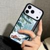 Capa Case for iPhone 17 Air 16 Pro Max 15 Plus 11 13 Mini 14 12 Back Phone Cover Landscape Winter Light Snow