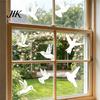 Bird Safe Window Decal 9 Sheets Strike Prevention Decals UV-Reflective Static Cling Guard Sticker Stickers for Glass Collision Deterrent Wild
