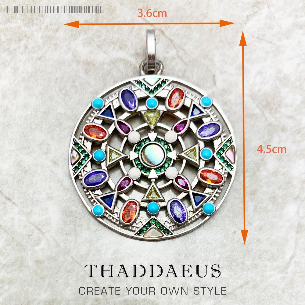Amulet Magical Lucky Symbol Tree Flower Karma Whell Sun Bird Butterfly Pendants Jewelry 925 Silver Gift For Women Men