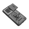 Ring Bracket Phone Case For Vivo iQOO 13 5G China Celulares For iQOO 13 Sliding Window Shockproof Hard Funda Back Cover