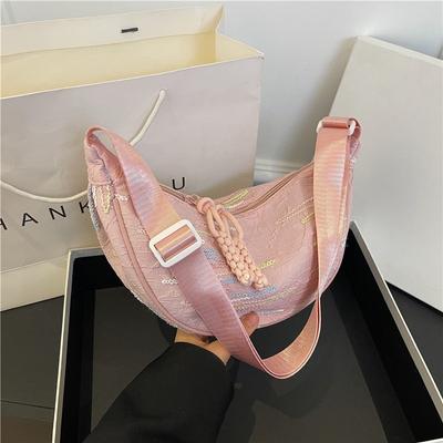 Crossbody Bag Women's Simple New Fashion Casual Girl Small Bag Summer Popular Single Shoulder Dumpling Bag