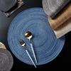 Nordic Western Food Mat Creative Table Mat Household Japanese Plate Mat Bowl Mat Tea Coaster Thermal Insulation Mat Household Ironing Mat