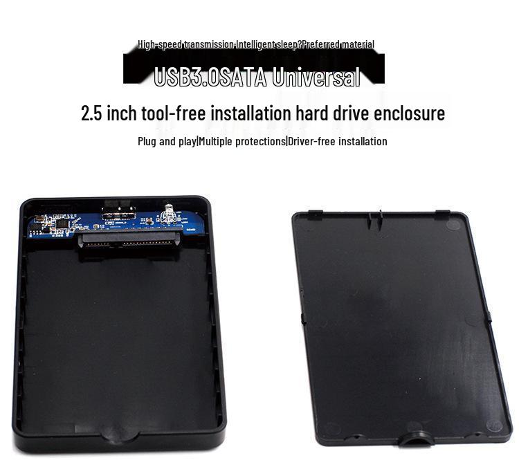 2.5-Inch Tool-Free HDD/SSD Enclosure, USB 3.0/Type-C 3.1, for Solid State and Mechanical Drives