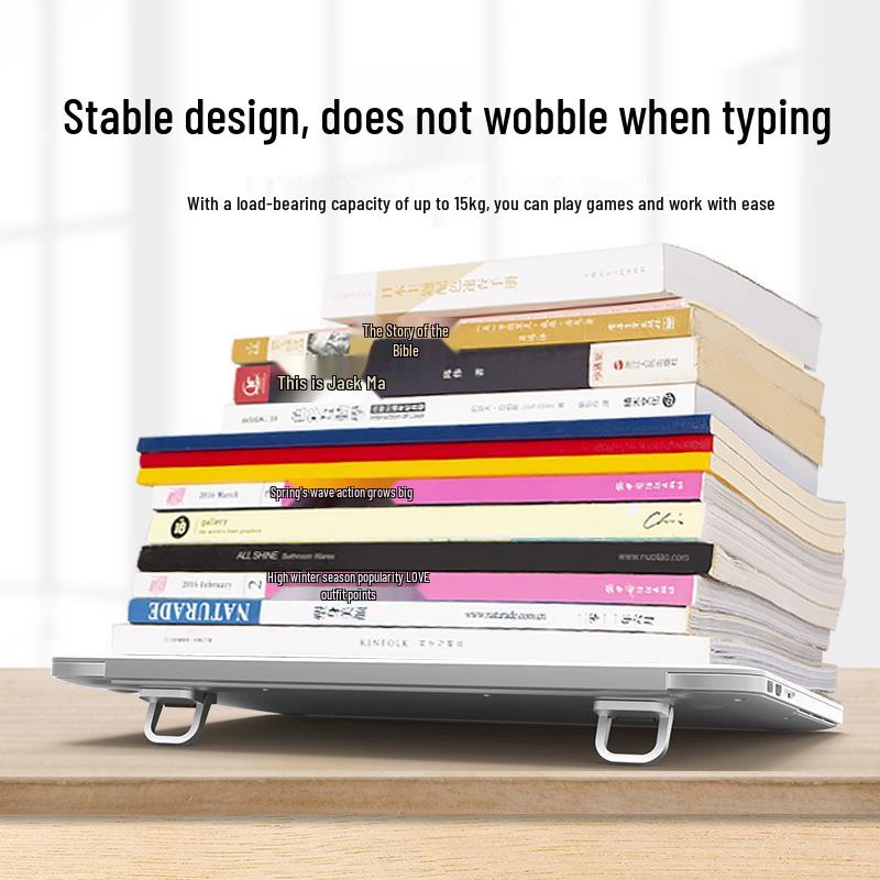 Portable Cross-Border Laptop Stand with 3D Base and Cooling Bracket
