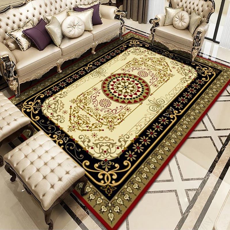 Retro Moroccan Style Living Room Decoration Carpet Bohemia Rugs for Bedroom Home Decor Anti-Slip Floor Mat Homestay Lounge Rug