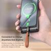 240W USB C Cable Leather Lanyard Keychain Charger Cord PD3.0 Keychain Cable  For Laptop