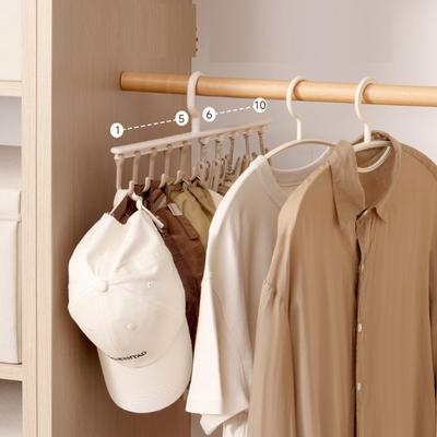 Multifunctional Hat Storage Rack Removable Clothes Hanger for Wardrobe