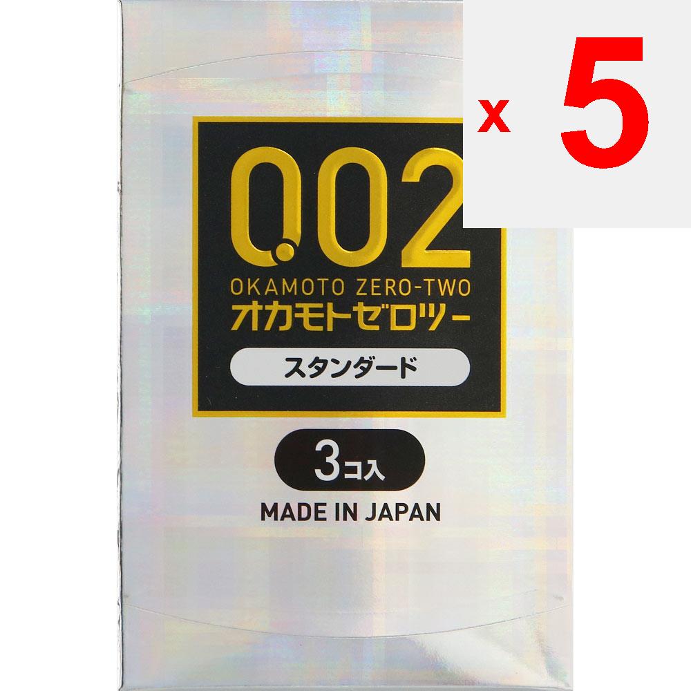 okamoto Okamoto Zero Two Zero Two Clear 3pcs Portable Standard Type Pleasant To the Touch! Portable