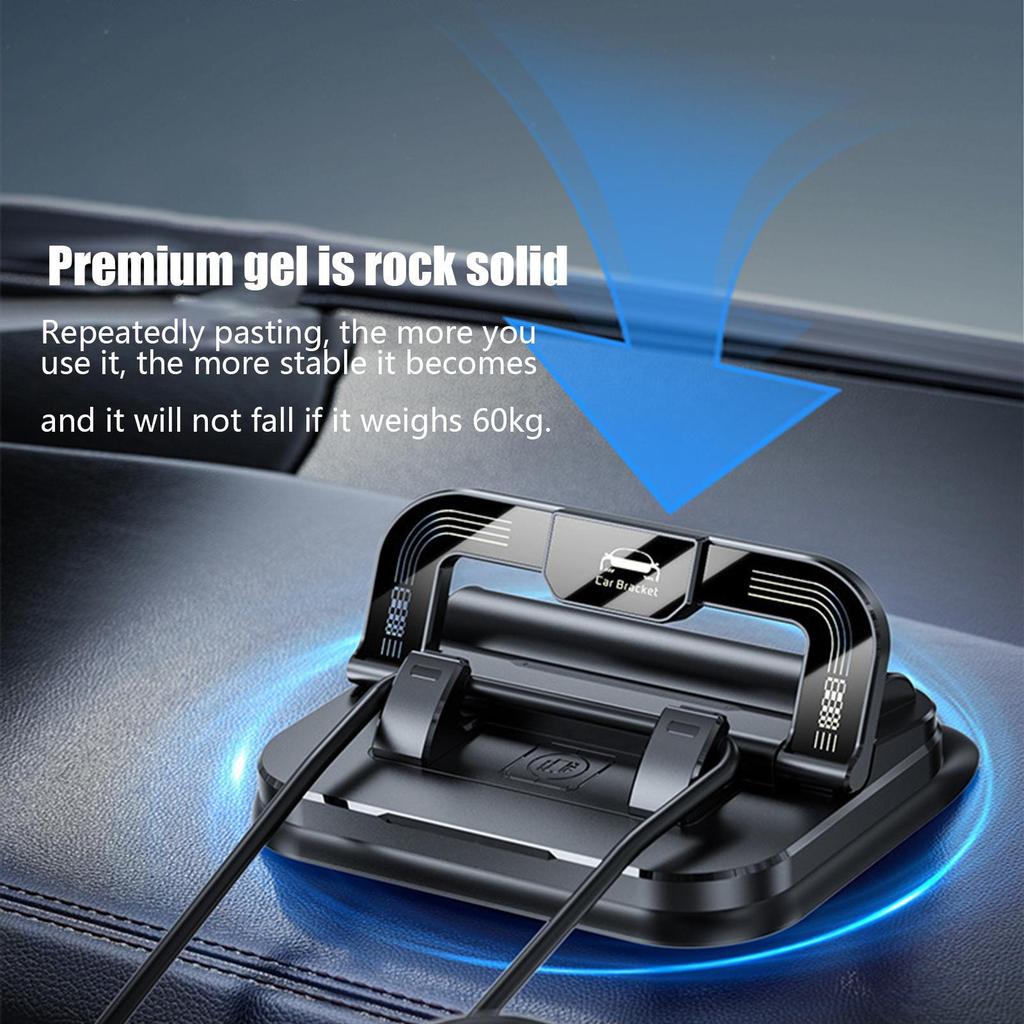 Car Mount 360-Degree Rotation Adjustable Suction Base Phone Rack Car Phone Holders for Family Men Women Travel Driving