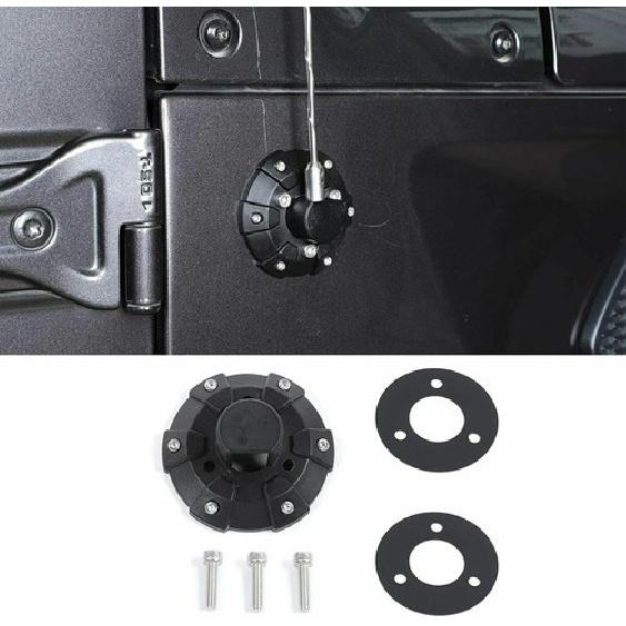 Car Radio Antenna Base Cover Trim Replacement For Jeep Wrangler JK JL JT 2007+