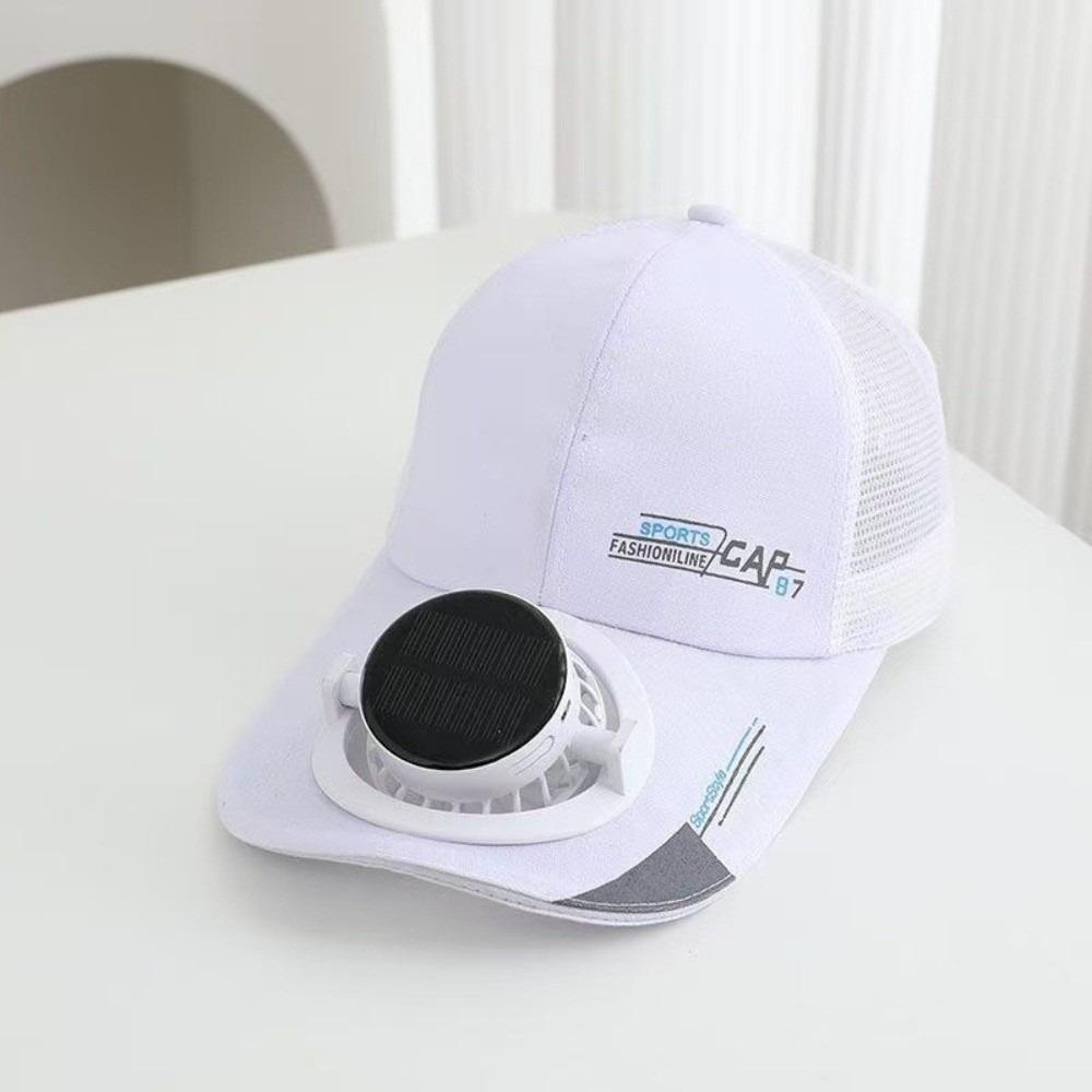 Built-in Fan Solar Cooling Fan Hat Breathable Sun Protection Hat New Outdoor Sun Hat Unisex