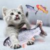 Floppy Fish Cat Toy Moving Fish Toy Pet USB Charger Toy Interactive Electric Floppy Fish Funny Cat Chewing Playing Supplies