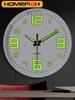 8 Inch Wall Clock Luminous Clock Living Room Decorative Wall Clock Stylish Silent Hole-Free Wall Clock Quartz Clock