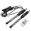 1ft LED Whip Light 20 Colors Waterproof Overload Protection Remote Control Flagpole Antenna Whips