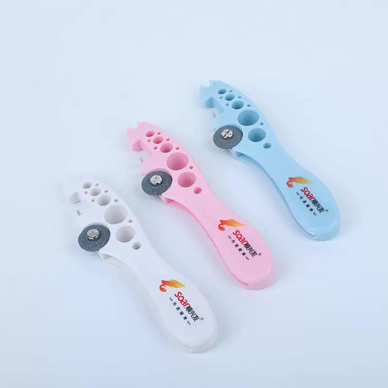 Multi-Functional Portable Nurse s Bottle and Ampoule Opener with Small Grinding Wheel White Opener with 10 Grinding Wheels