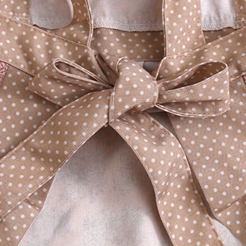 Floral Design Canvas Apron - 1pc, 2pcs with Adjustable Straps, Breathable Fabric, Perfect for Chefs And Waiters