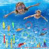 Children's Pool Diving Toys Set: Torpedo, Ring, and Stick Combo