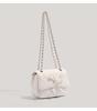 2025 Women's Fashion Bow Small Square Crossbody Bag - Versatile and Chic with Chain Detail