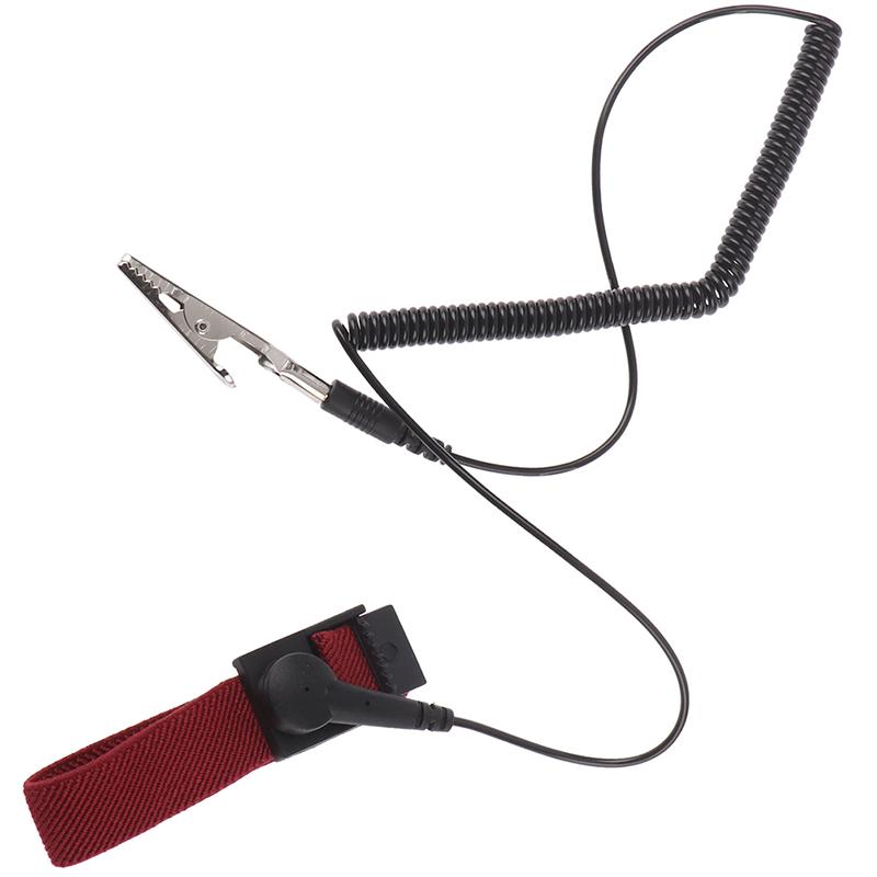 ESD Anti-Static Wrist Strap Static-Release Discharge Band With Clip