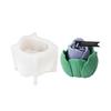Tulip Flower Shaped Silicone Mold for Candle Making Flower Scented Candle Resin Molds for Making DIY Wedding Art Candle