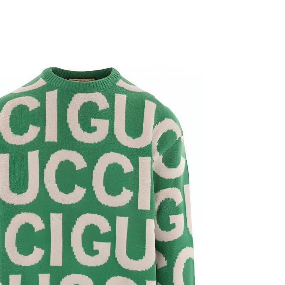 GUCCI All Over Logo Intarsia Knit Sweater 763672-XKDLV-3521