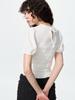 Shirred Volume Sleeve T-shirt