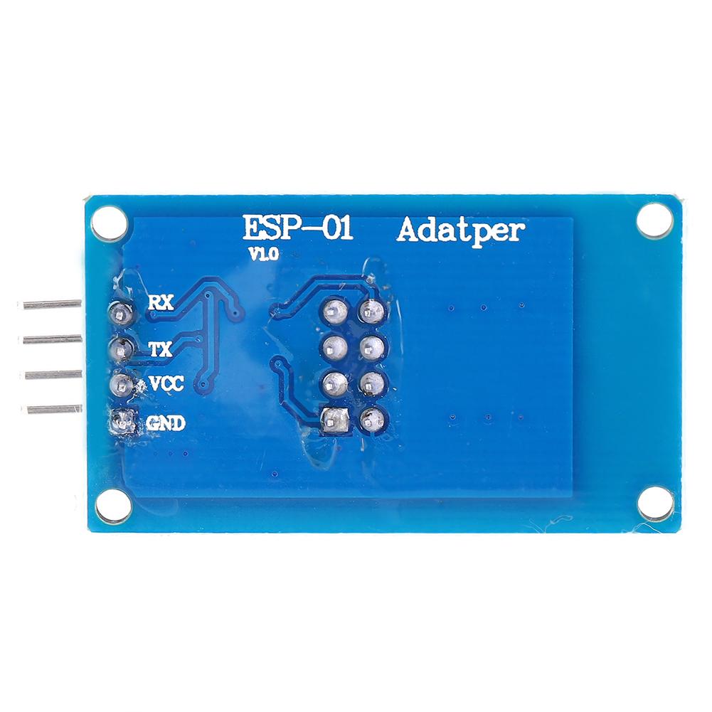 2 Stück Set ESP8266 Wifi Wireless ESP01 Adaptermodul 3.3V5V Transparentes Durchleitungsmodul